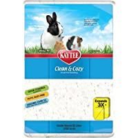 Kaytee Superpet | Clean &amp- Cozy Animales pequeños-Roedor-Cama para hámster | Blanco | 99-9% Libre de Suciedad| Control de…